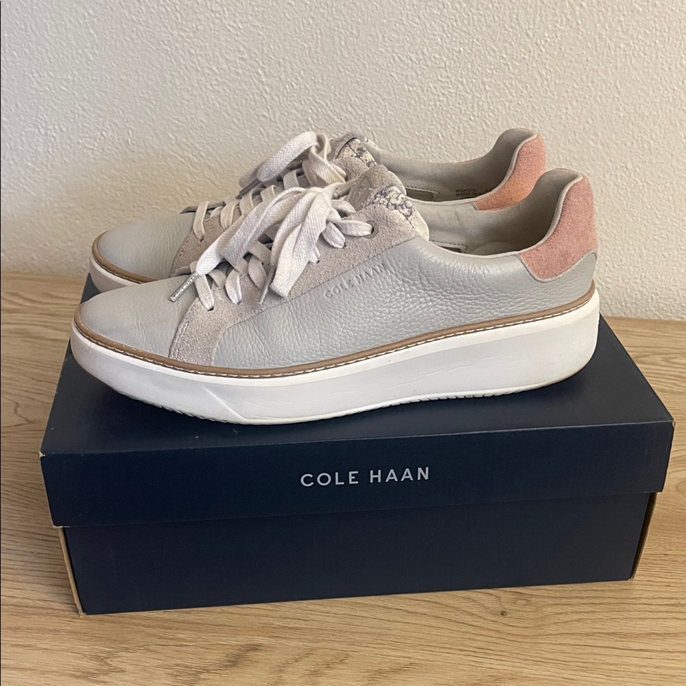 Cole Haan Women's Gray and Pink Sneakers